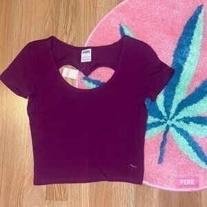 VS PINK || NWT Heart Cutout Crop Top! 🥰